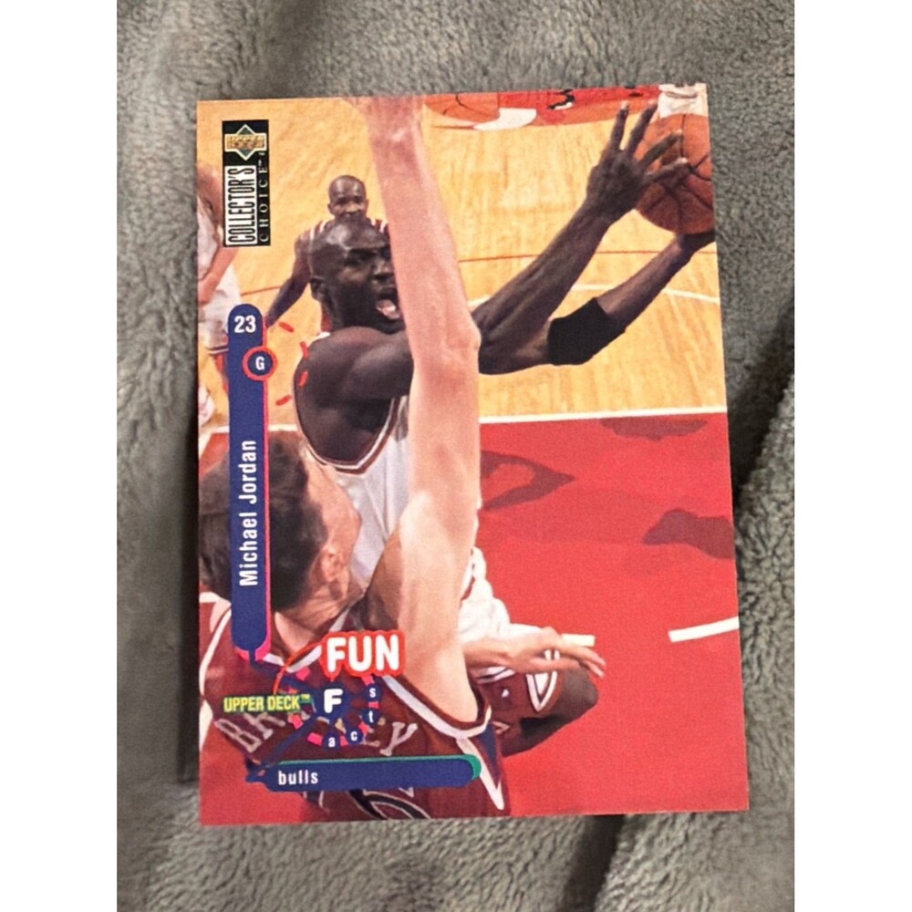 1995-96 Upper Deck Collector's Choice - Fun Facts Michael Jordan #169